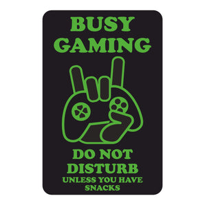 Busy Gaming Kids Bedroom Door Sign - Unique Gift