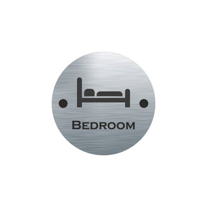 Circle Aluminium Home Symbol Sign