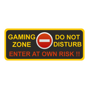 GAMING ZONE Kids Bedroom Door Sign - Unique Gift