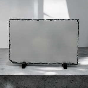 Rectangle Photo Slate with Stand 15cm x 10cm Your Photo on a Slate
