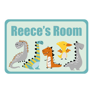 Personalised Baby Dinosaur Kids Bedroom Door Sign - Unique Gift